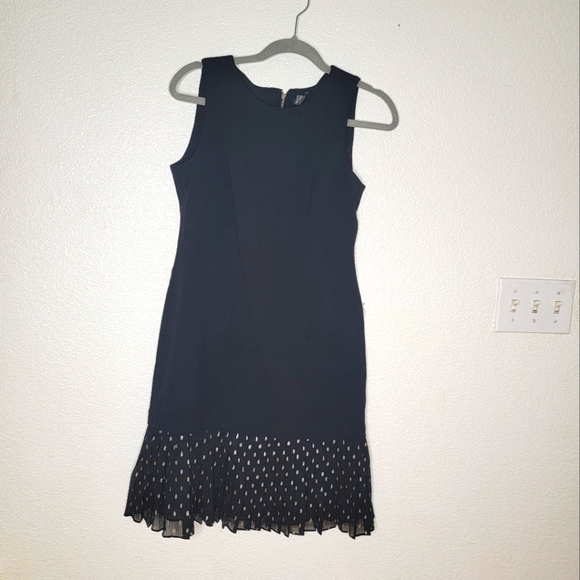 Tommy Hilfiger Women's Chiffon-Hem A-Line Dress - Black sz 4 - Picture 1 of 8
